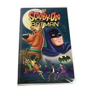 Scooby-Doo Meets Batman VHS Tape Warner Bros 1999 Clamshell Case